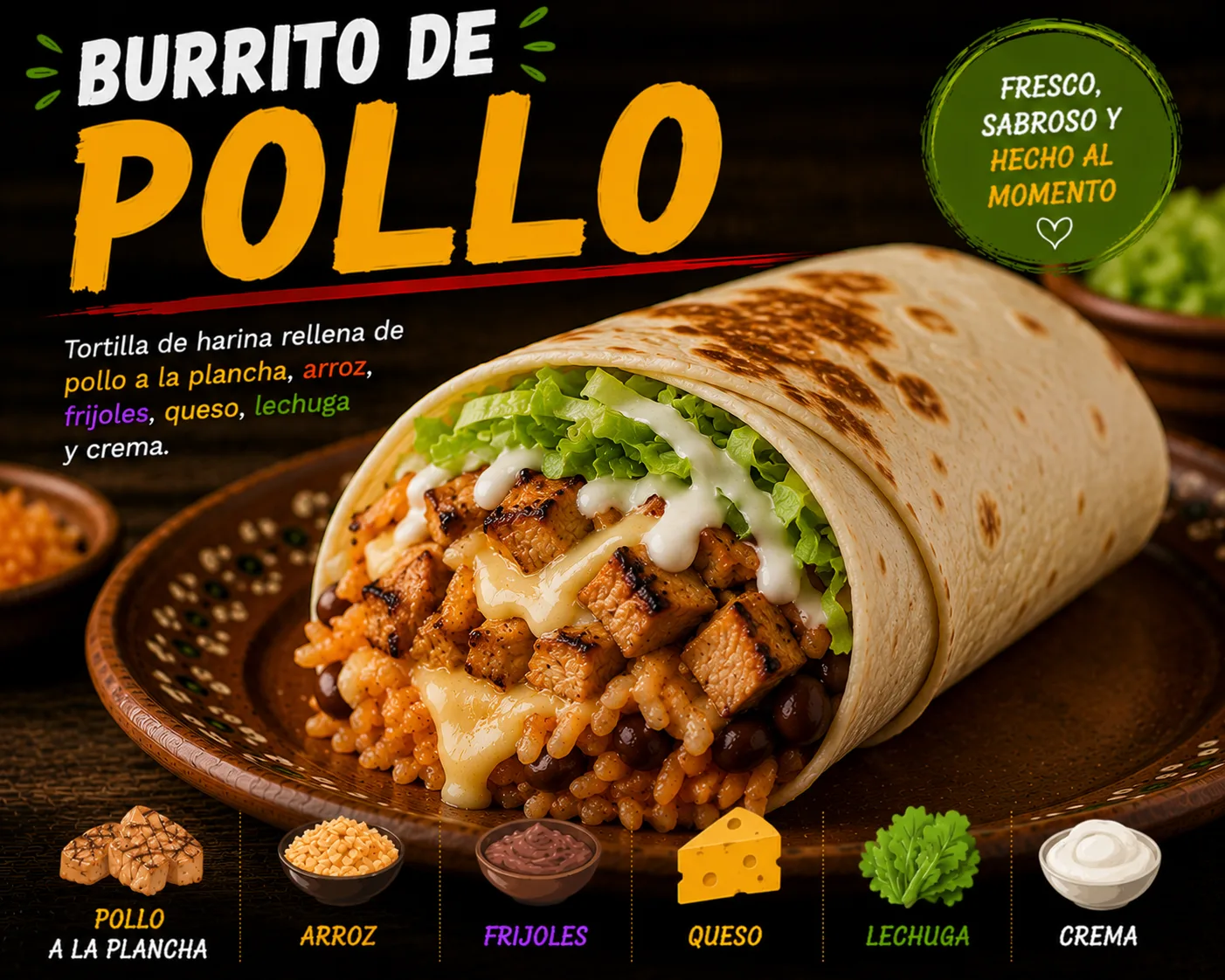 Burrito de Pollo