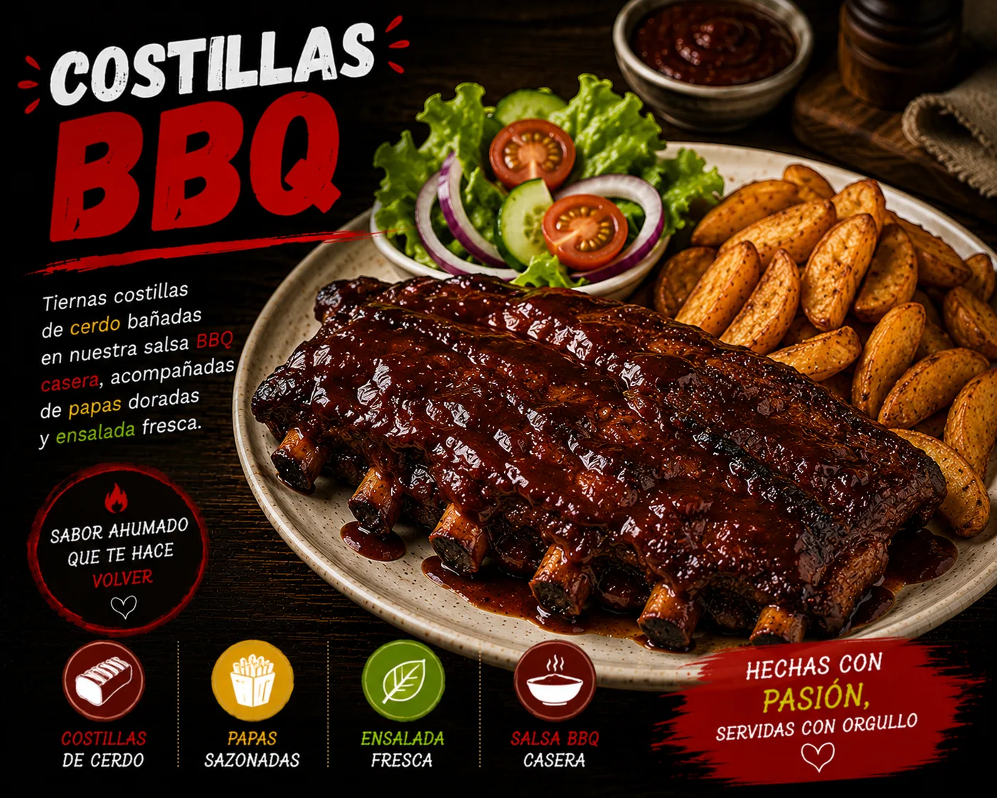 Costillas BBQ