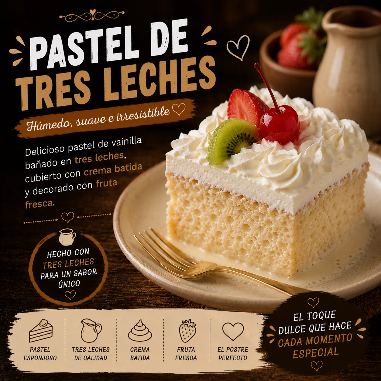 Pastel de Tres Leches