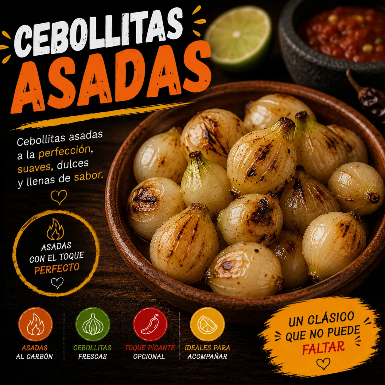 Cebollitas Asadas